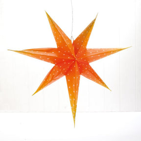 Stjerne orange 40 cm i dia