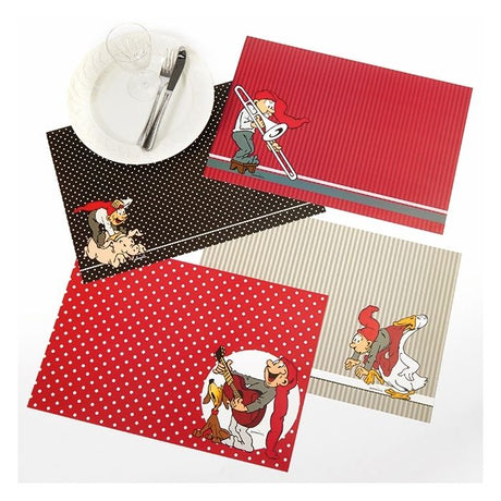 Bramming Dækkeservietter med julemotiver.