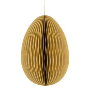 Påskeæg i papir gult 7 cm