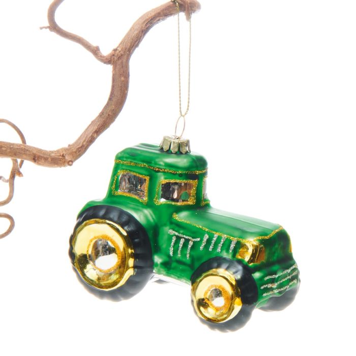 Grøn traktor