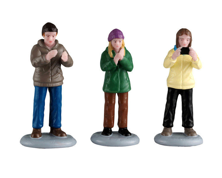 Audience figursæt til juleby fra Lemax