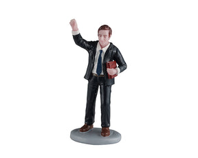 Pastor Waving figur til juleby fra Lemax