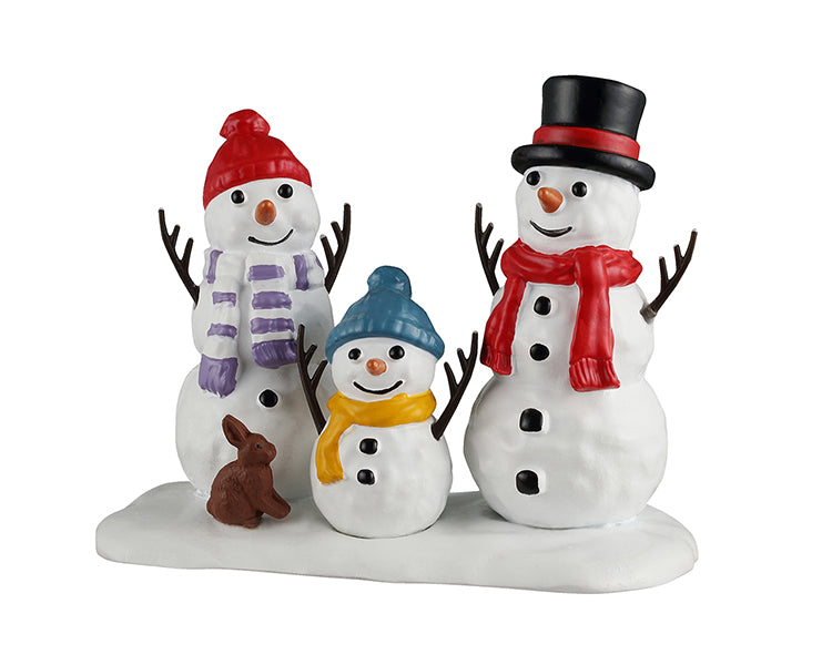 Snowman Family figur til julelandskab fra Lemax