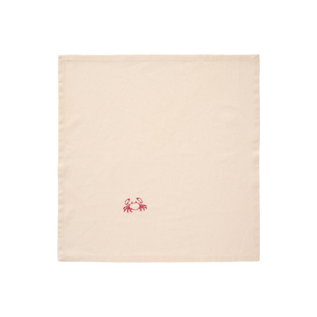 Ib Laursen Atlantis stofserviet med krabbe