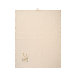 Ib Laursen Flora viskestykke med gule smørblomster