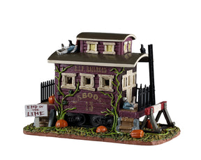 Creepy Ca-Boo-Se husvogn til Halloween landskab fra Lemax