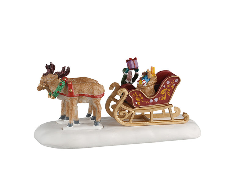 Sled Of Toys figur til julelandskab fra Lemax