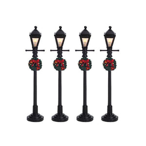 Gas Lantern Street Lamp Set Of 4