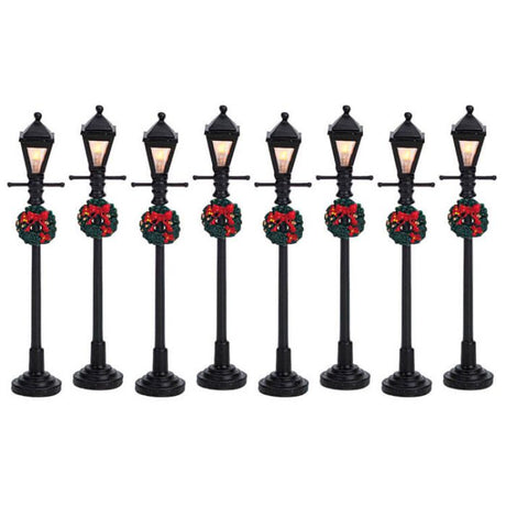 Gas Lantern Street Lamp, Set Of 8