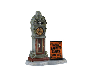 Haunted Clock Quarantine dekoration til Halloween fra Lemax