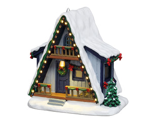 A-Frame Rental Home hytte til julelandskab fra Lemax