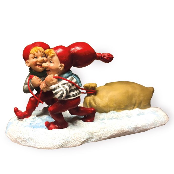 Vilhelm Hansen Nisser med sæk på slæb