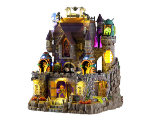 Dr. Dreadmoor's Castle med lys, lyd og animation til Halloween pynt fra Lemax