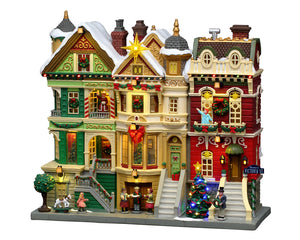Christmas On Victoria Street facade med lys til juleby fra Lemax