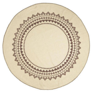 Ib Laursen Juletræstæppe brunt mønster