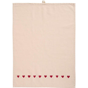 Viskestykke natur med hjerterække 