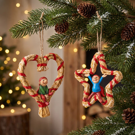 Bramming Tomte med halmdekoration
