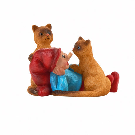 Bramming tomte med katt