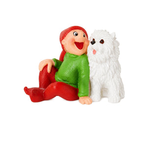 Bramming tomte med hund