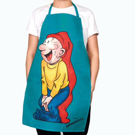 Forklæde til børn med Brammingnisse