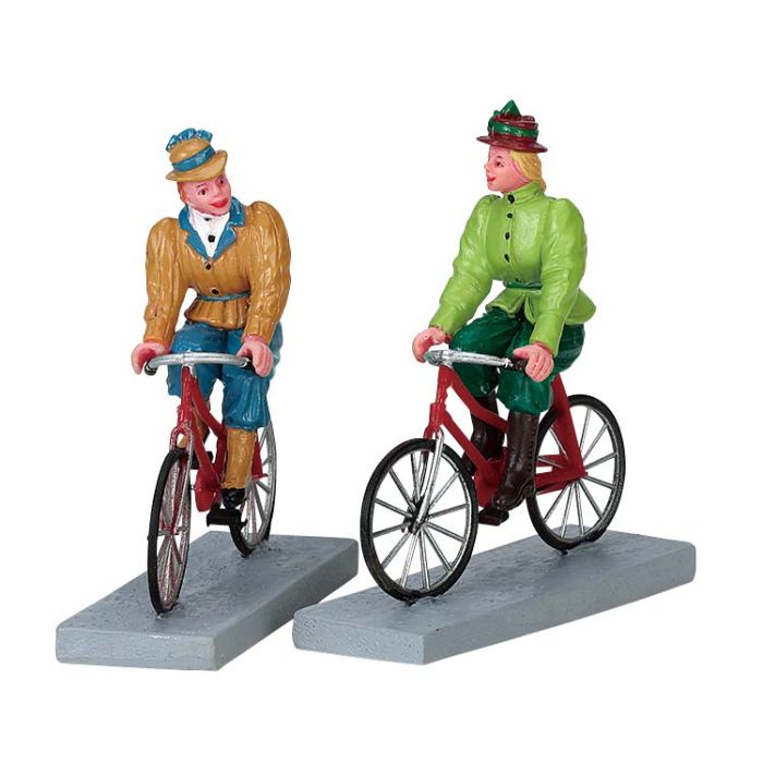 Bloomers And Bicycles, Set Of 2
