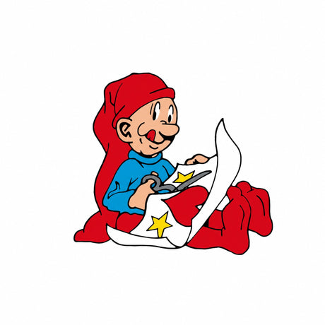 Bramming Tomte i trä 40 cm älskar julen