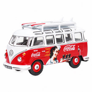 Coca Cola VW T1 folkvagnsrågbröd med surfbrädor