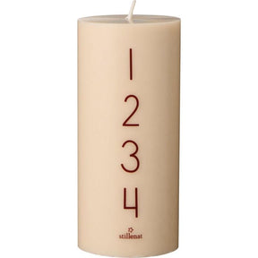 Ib Laursen Adventslys 1-4 kit m/brune tal