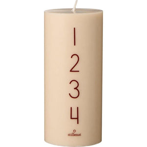 Ib Laursen Adventslys 1-4 kit m/brune tal