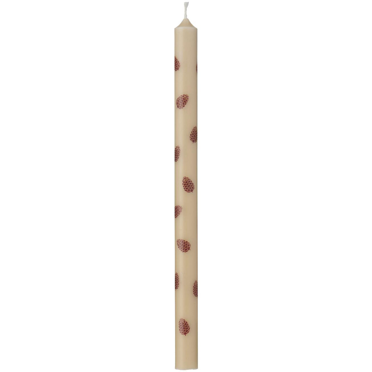 Stearinljus med bruna kottar 5-pack från Ib Laursen