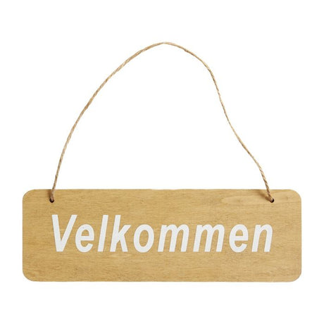 Speedtsberg Velkommen skilt
