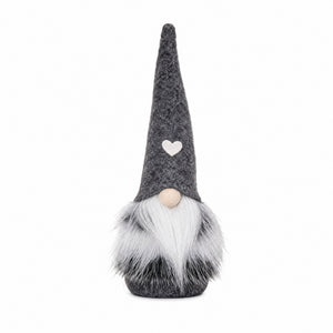 Tomtenisse med luva med hjärtan 
