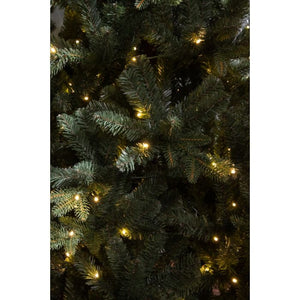 Elkins kunstigt juletræ med lys 185 cm højt