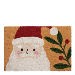 Dörrmatta med jultomte och gren