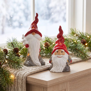 Jultomte eller tomtenisse för värmeljus