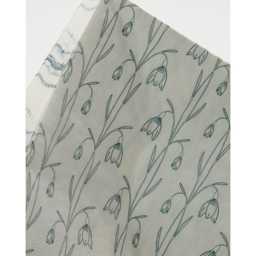 Servietter med vintergækker fra House Doctor