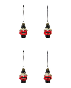 Julgranskula formad som en nötknäppare, 7 cm hög, 4-pack från House Doctor