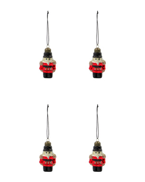 Julgranskula formad som en nötknäppare, 7 cm hög, 4-pack från House Doctor
