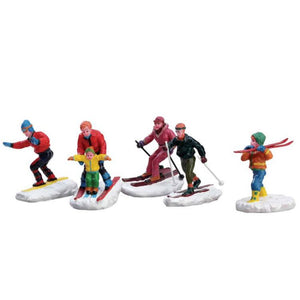 Winter Fun Figurines Set Of 5 