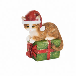 Hund eller katt med julklapp
