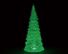 Crystal Lighted Tree 3 Color Changeable til juleby fra Lemax