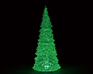 Crystal Lighted Tree 3 Color Changeable til juleby fra Lemax