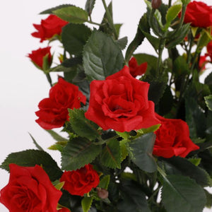 Rose rød 33 cm høj