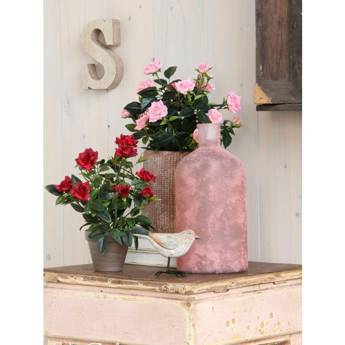 Rose rød 33 cm høj