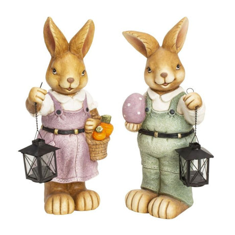 Påskehare med metallygte