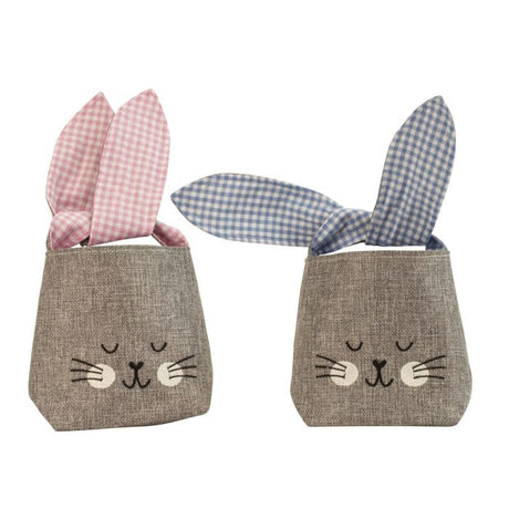 Gavepose i stof med hareører 