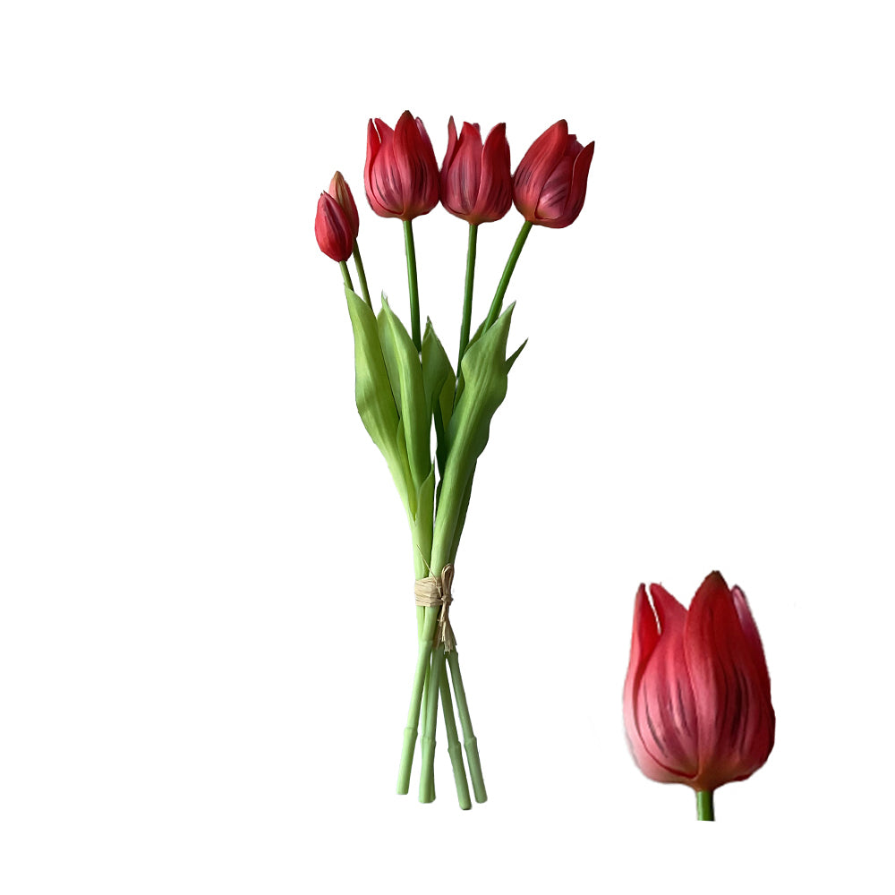 Pink Tulipan buket  5pcs 45cm