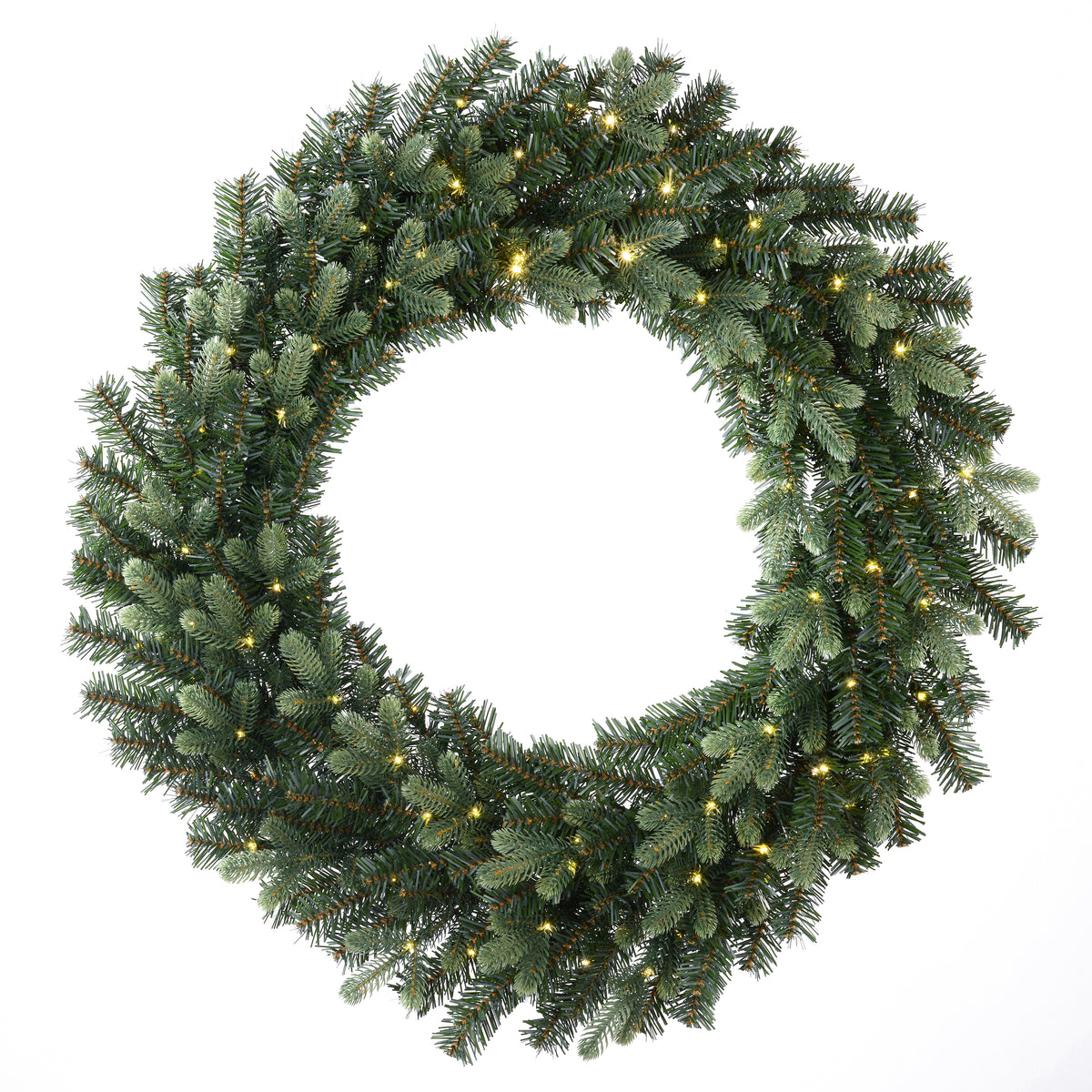 Bergen Spruce Wreath w/100 LED 342 Tips D80cm