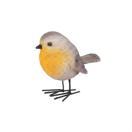 Fågel med metallfötter