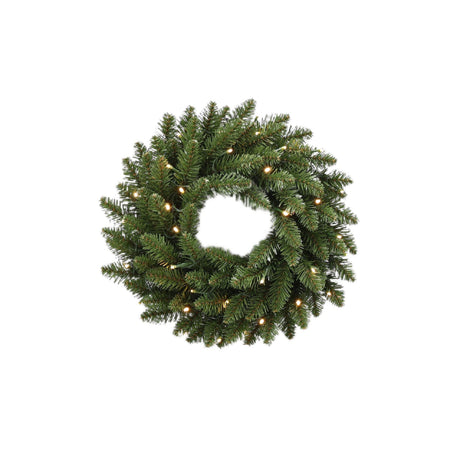 Visby grankrans med 35 LED-lys 40 cm i dia til juledekoration